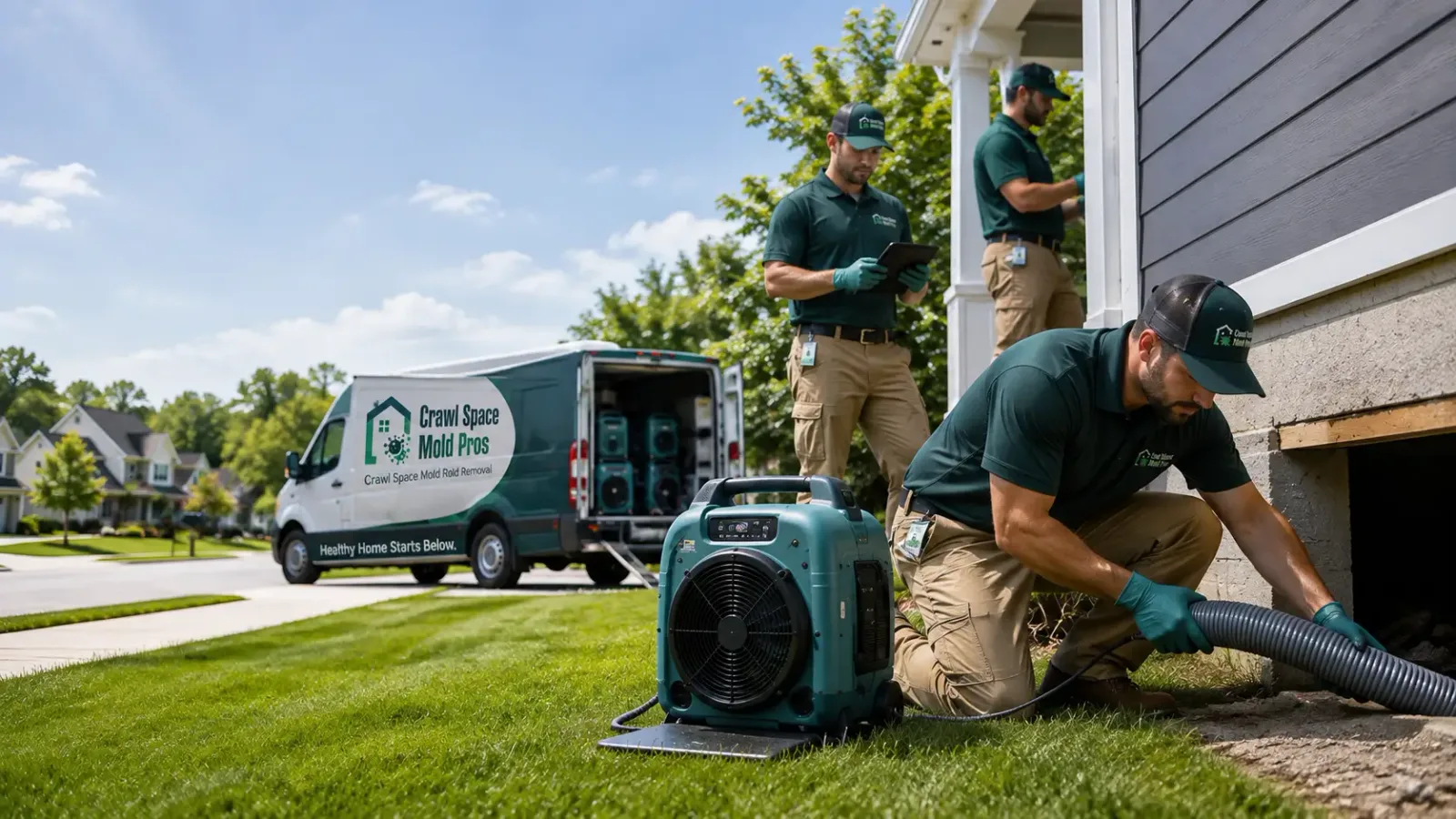 Crawl Space Mold Removal in Canyon, CA